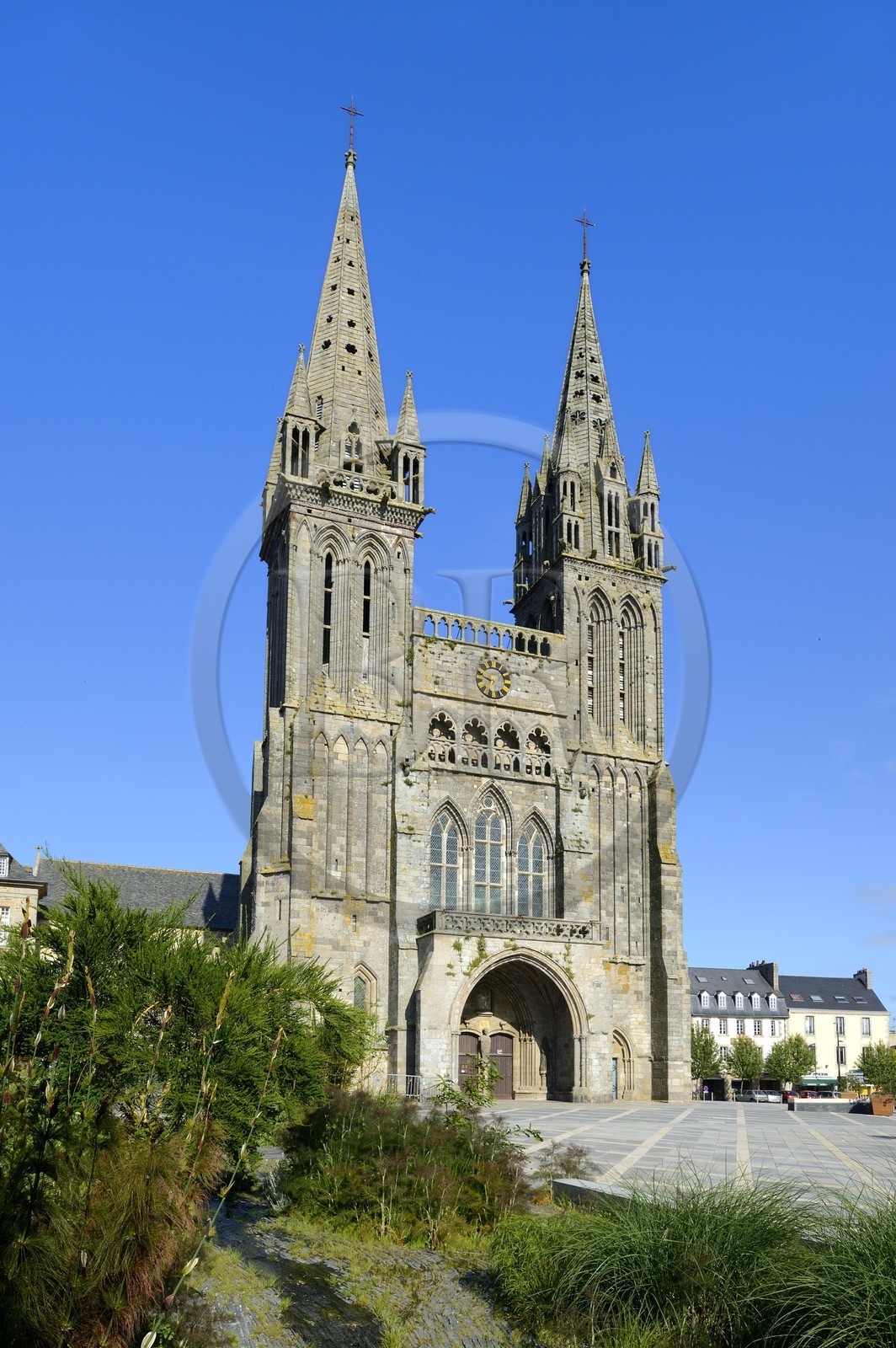 France, Finistère (29), Saint-Pol-de-Léon, ancienne cathédrale Saint-Paul-Aurélien