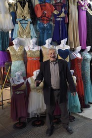 Iran, Isfahan Province, Isfahan, Bazar-e Bozorg (Great Bazaar), a massive covered bazaar which dates back almost 1300 years, women shop