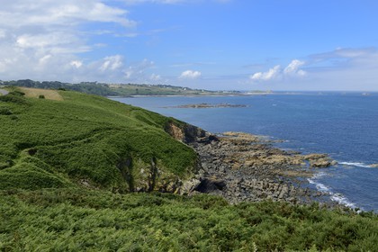 France, Finistere, Saint Jean du Doigt, GR 34 trail