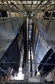 France, Paris (75), Opéra Garnier, la scène vue des cintres