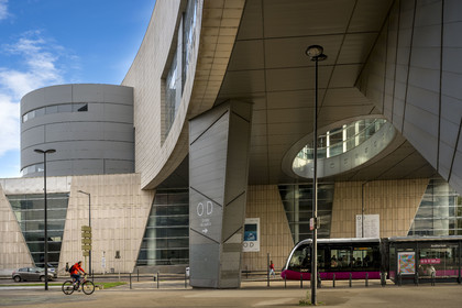 France, Côte-d'Or (21), Dijon, quartier Clémenceau, l'auditorium Robert-Poujade abritant l'opéra