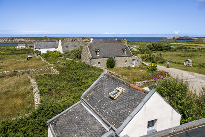 France, Finistère (29), Mer d'Iroise, Ile d'Ouessant, hameau de Keranchas