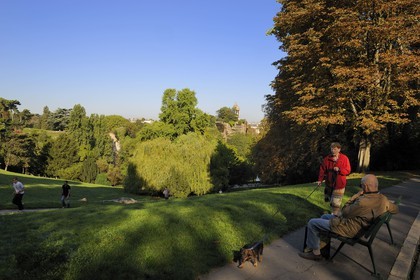 France, Paris (75), parc des Buttes Chaumont