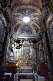 France, Alpes-Maritimes (06), Nice, vieille ville, église Saint-Martin-Saint-Augustin où Garibaldi fut baptisé la 19 juillet 1808