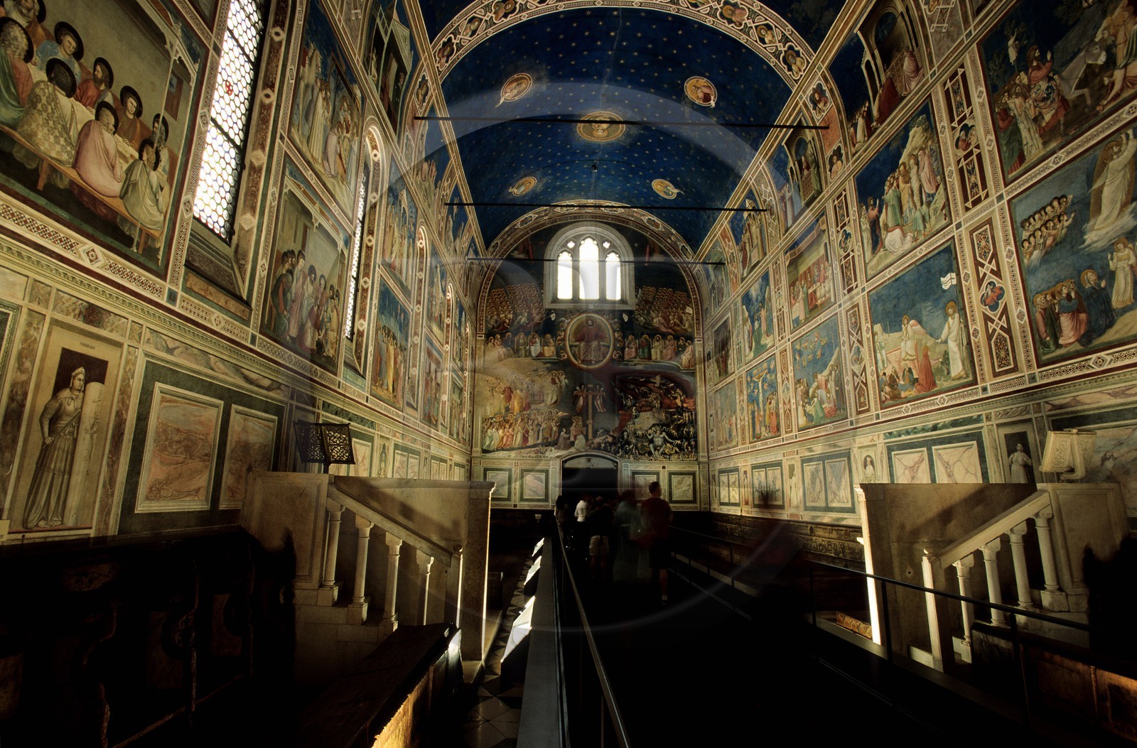 Italie, Vénétie, Padoue, chapelle des Scrovegni avec les fresques réalisées par Giotto