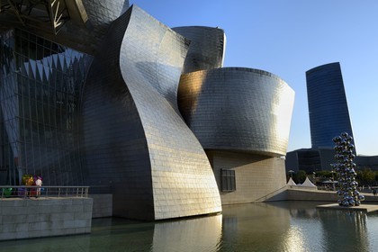 Spain, Basque Country Region, Vizcaya Province, Bilbao, the Guggenheim Museum designed by Frank Gehry