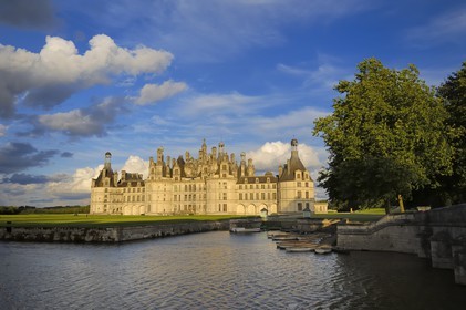 France, Loir et Cher (41), Vallée de la Loire classée Patrimoine Mondial de l' UNESCO, château de Chambord
