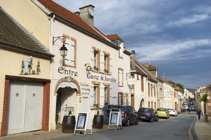 France, Marne, regional park of Montagne de Reims, Hautvillers, Main Street Henri Martin
