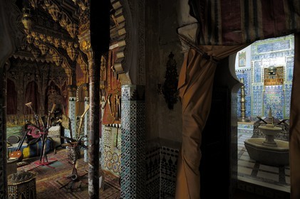 France, Charente-Maritime (17), Rochefort, maison de Pierre Loti, le salon turc