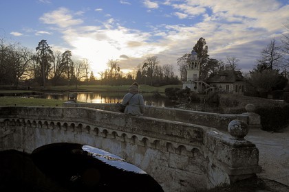 France, Yvelines, Chateau de Versailles, listed as World Heritage by UNESCO, Domaine de Marie Antoinette, Hameau de la Reine (the Queen's Hamlet)