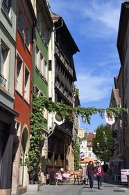 France, Bas Rhin, Strasbourg, old town listed as World Heritage by UNESCO, traditional half-timbered house at 23 rue des Tonneliers