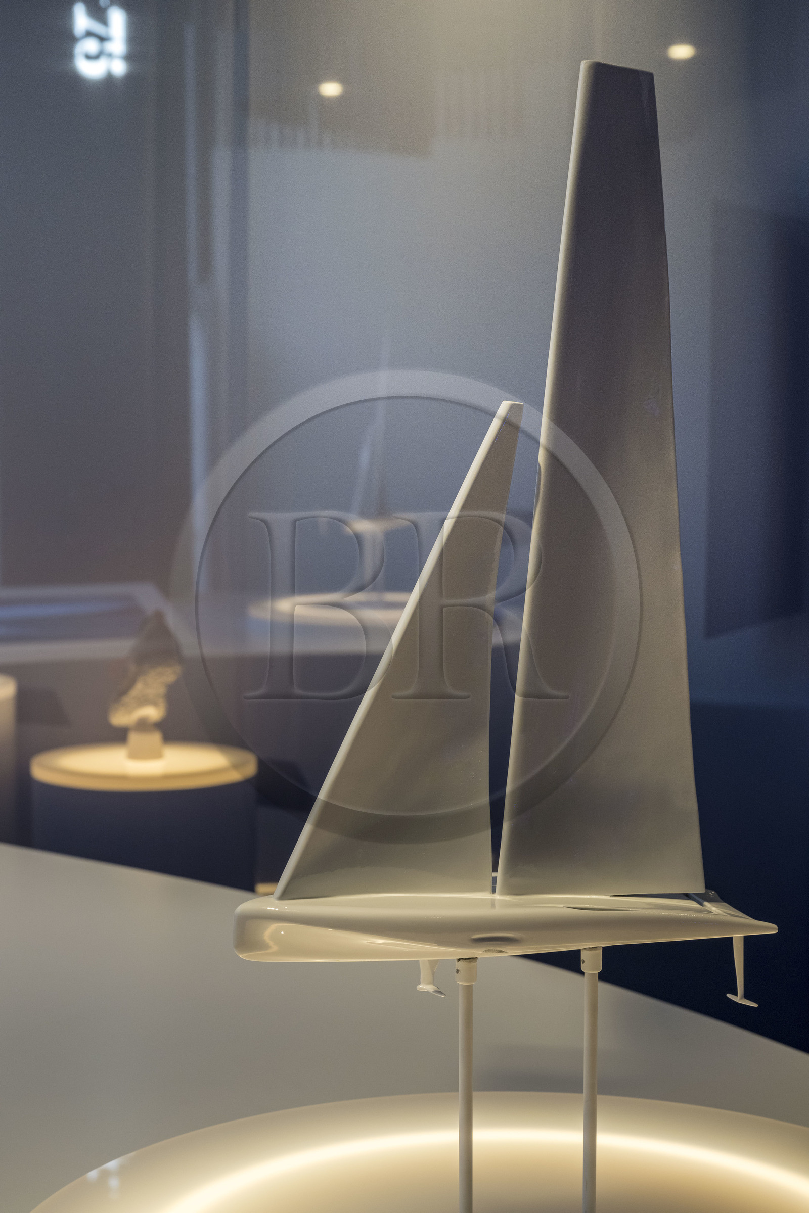 Espagne, Catalogne, Barcelone, Port Vell, America's Cup Experience, centre officiel de promotion de la 37e America's Cup Barcelona 2024