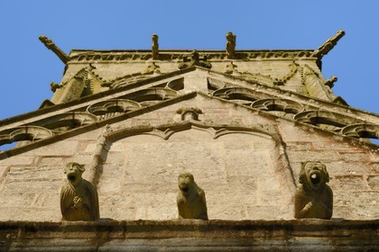 France, Finistère (29), Locronan, labellisé Les Plus Beaux Villages de France, église Saint-Ronan