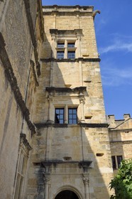 France, Vaucluse, Parc Naturel Regional du Luberon (Natural Regional Park of Luberon), Lourmarin, labelled Les Plus Beaux Villages de France (The Most Beautiful Villages of France), the castle of the 15th and 16th centuries Renaissance
