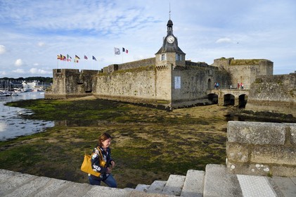 France, Finistere, Cornouaille, Concarneau, Ville Close (fortified town)