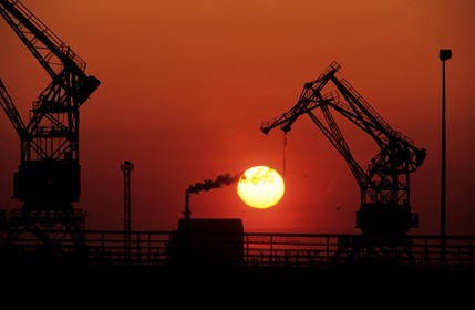 France, Herault, Sete, industrial port
