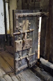France, Allier (03), former province of Bourbonnais, Moulins, the Mal-Coiffee Tower of the former Chateau des Ducs de Bourbon that was transformed into a prison until 1984, dungeons in the basements (1780)