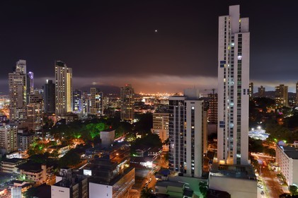 Panama, Panama City, downtown buildings in the ​​Marbella area