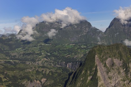 France, Reunion island (French overseas department), cirque de Salazie, listed as World Heritage by UNESCO