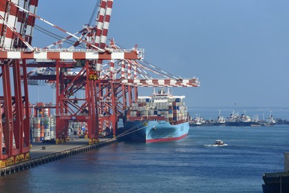 Sri Lanka, Western Province, Colombo District, Colombo, the commercial port