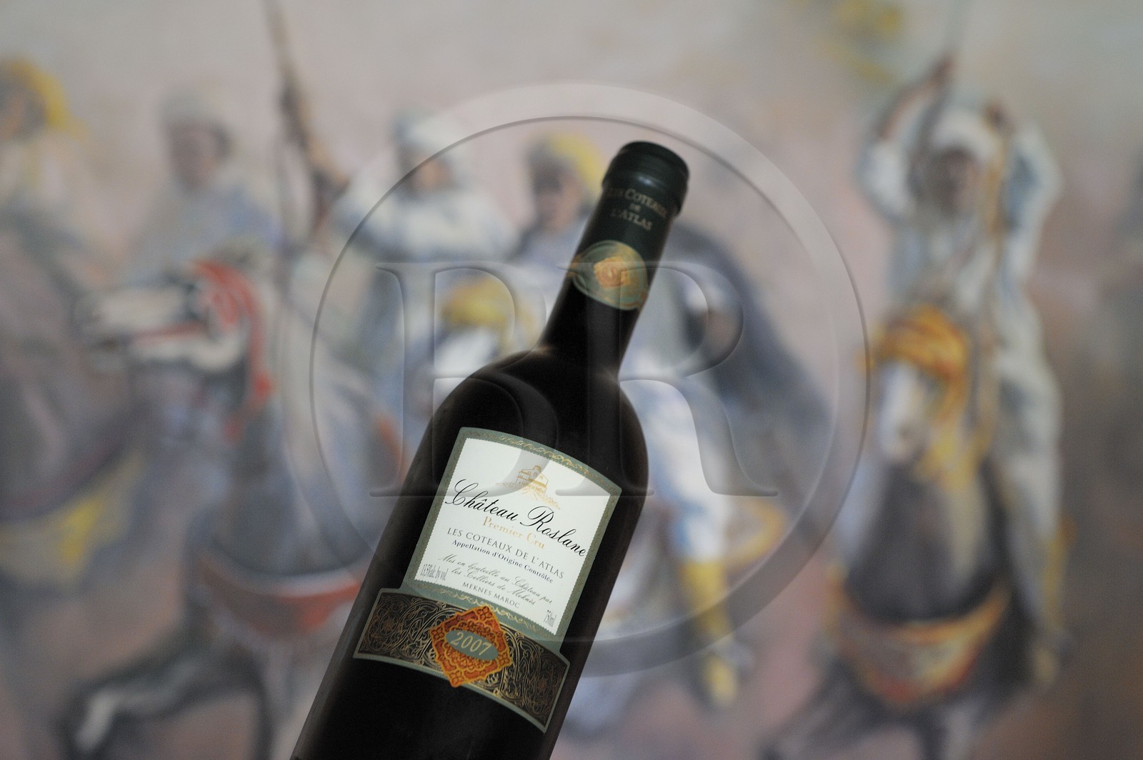 Maroc, région de Meknès, Boufakrane, le premier vin d'appelation château marocain, Chateau Roslane