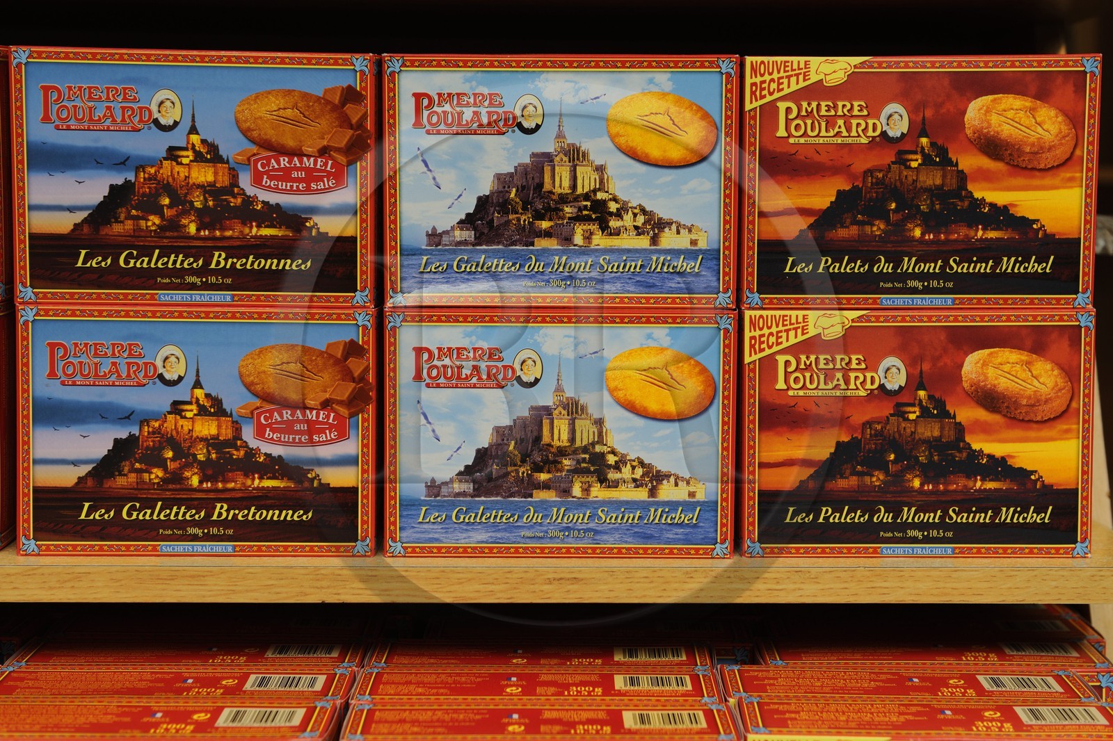 France, Manche (50), Mont-Saint-Michel, les biscuits de la Mère Poulard