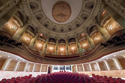 France, Calvados, Pays d'Auge, Deauville, the Italian theater of the Casino Barriere de Deauville