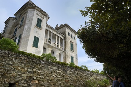 France, Haute Corse, Cap Corse, Morsiglia, chateau Fantauzzi (Palazzi or House of American) whose first owner made his fortune in the coffee plantations of Puerto Rico