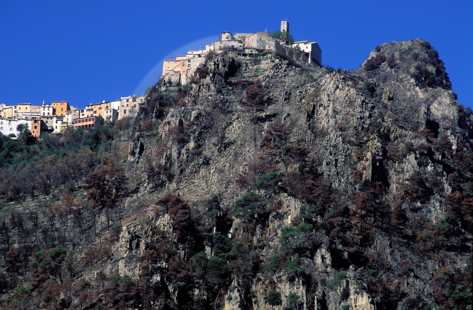 France, Alpes-Maritimes (06), le village perché de Bonson