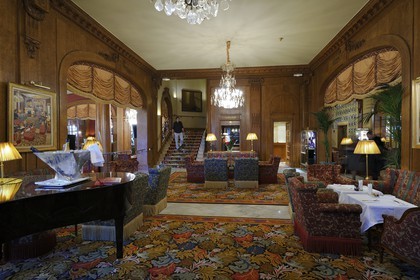 France, Calvados (14), Pays d'Auge, Deauville, l'Hôtel Normandy (groupe Barrière)