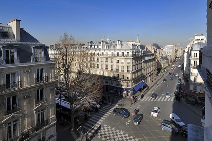 France, Paris (75) 5ème arrondissement, carrefour bd St Germain et rue Saint Jacques