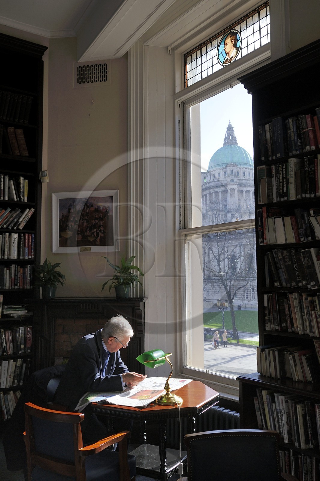 United Kingdom, Northern Ireland, Belfast, Linen Hall Library