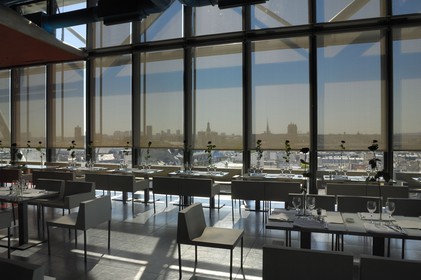 France, Paris (75), Beaubourg, centre Georges Pompidou, café et restaurant Le Georges