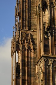France, Bas Rhin (67), Strasbourg, la cathédrale Notre-Dame