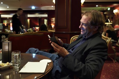 France, Paris, Westin Hotel, the writer Didier Van Cauwelaert