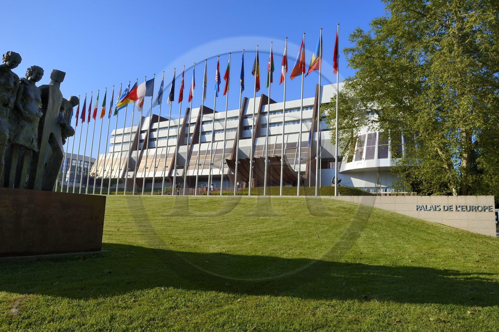 France, Bas-Rhin (67), Strasbourg, le palais de l'Europe, siège du Conseil de l'Europe