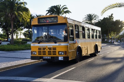 Portugal, Madeira Island, Funchal, bus