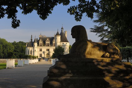 France, Indre et Loire, Chateau de Chenonceau of Renaissance style built between 1513 and 1522