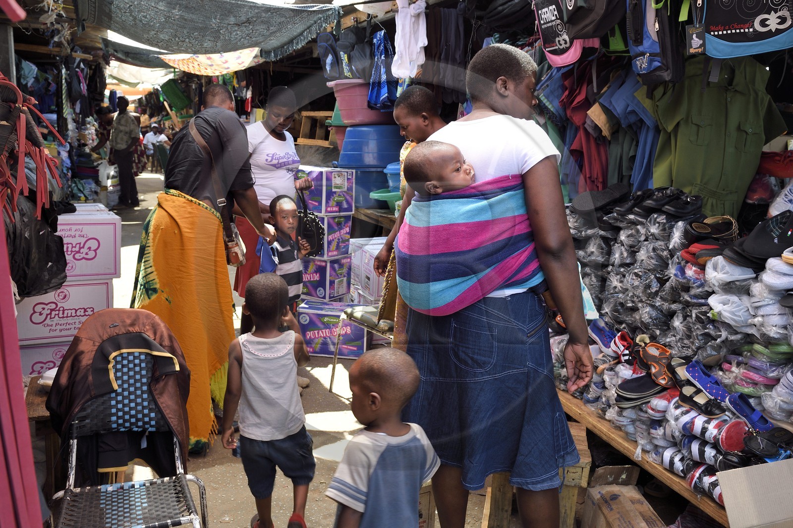 Zimbabwe, Harare, marché de Mbare