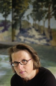 France, l'artiste peintre Malgorzata Paczko