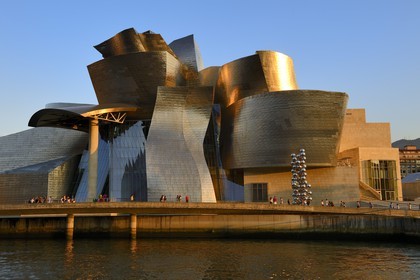 Spain, Basque Country Region, Vizcaya Province, Bilbao, the Guggenheim Museum designed by Frank Gehry
