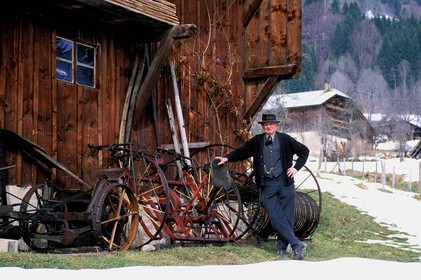 France, Haute Savoie, Region of Samoens, Cessonnes ecomuseum farm Le Clos Parchet