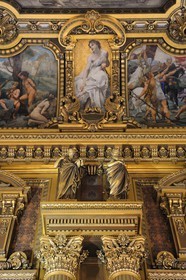 France, Paris (75), l'Opéra Garnier, le Grand Foyer