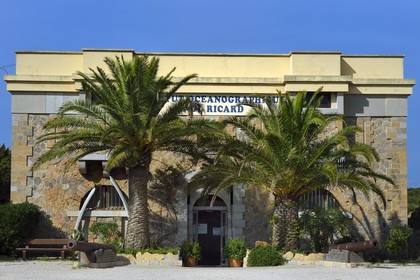 France, Var, Ile des Embiez, the Paul Ricard Oceanographic Institute in Fort Saint-Pierre