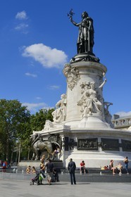 France, Paris (75), place de la République