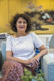 France, Loire Atlantique, Nantes, Bouffay district, the castle of the Dukes of Brittany, Krystel Gualdé Nantes History Museum scientific director