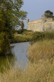 France, Charente-Maritime (17), citadelle de Brouage, les remparts surmontés d'échaugettes