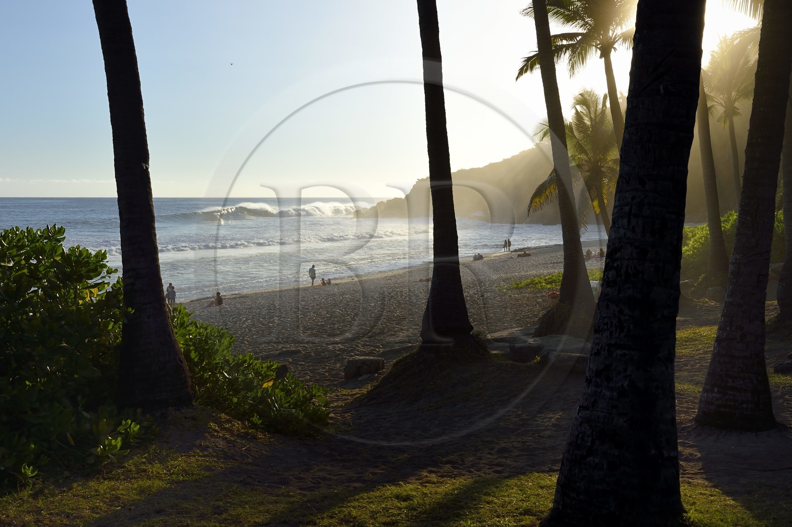 France, Ile de la Reunion, Petite-Ile sur la côte sud, plage de Grand-Anse