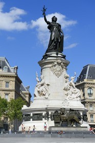 France, Paris (75), place de la République
