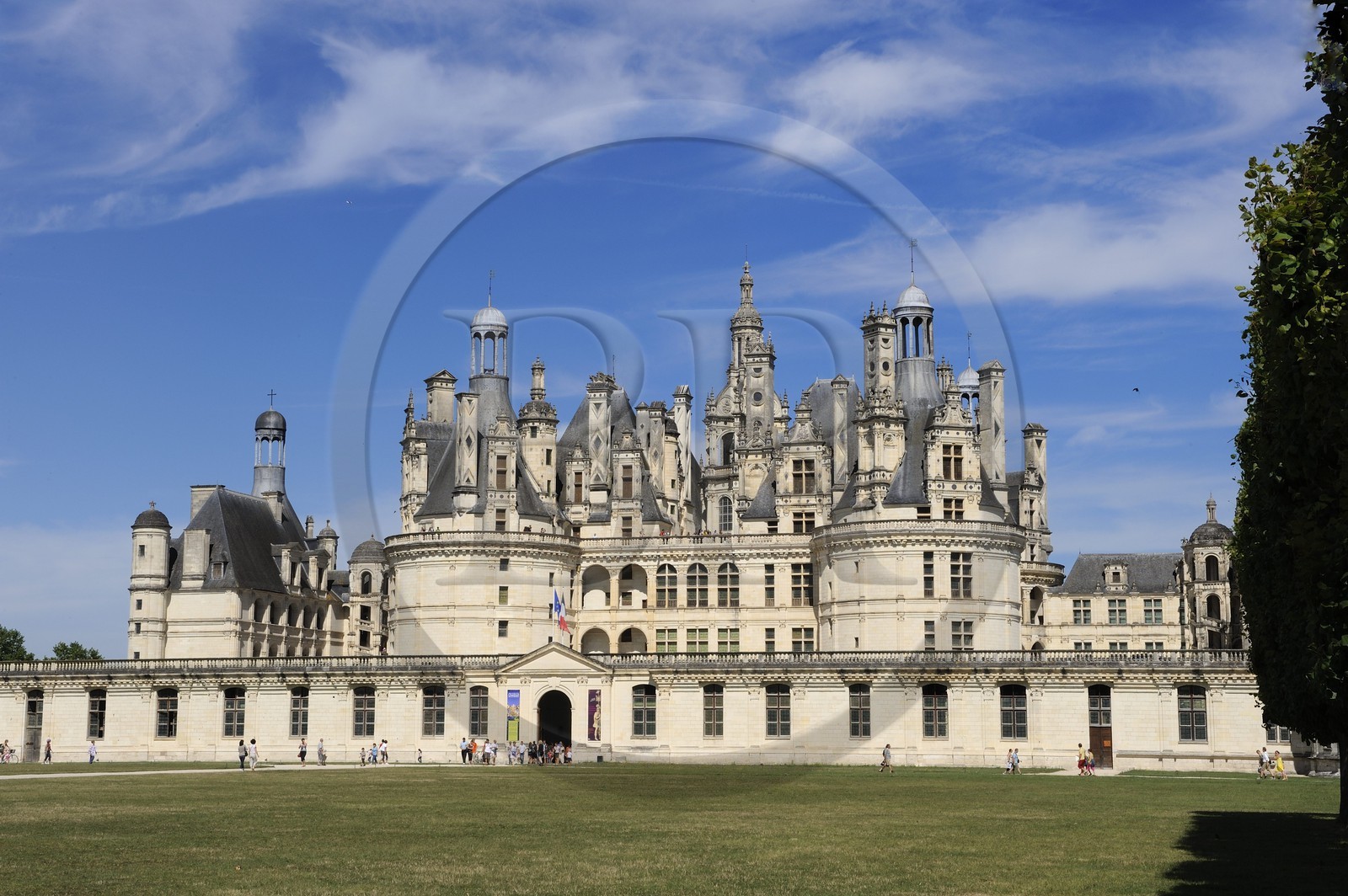 France, Loir et Cher (41), Vallée de la Loire classée Patrimoine Mondial de l' UNESCO, château de Chambord